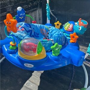 Baby Einstein bouncer Toddler Activity Jumper with Ocean Toy Station